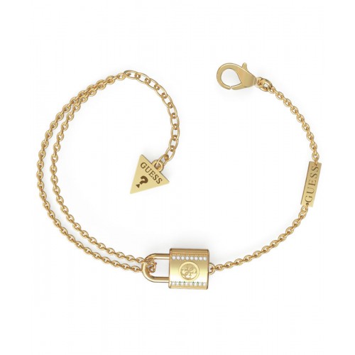 GUESS Βραχιόλι από επιχρυσωμένο ανοξείδωτο ατσάλι JUBB01100JWYGS